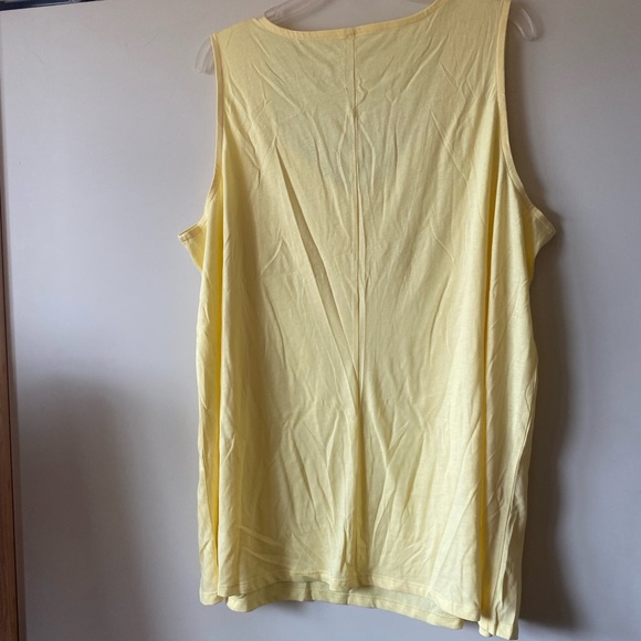 NWT Lane Bryant gathered shoulder Vneck tank 22/24 - Picture 3 of 5